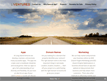 Tablet Screenshot of liventures.com